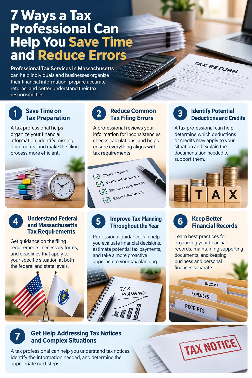 7 Ways a Tax Professional Can Help You Save Time and Reduce Errors